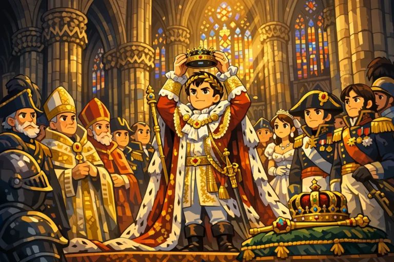 Napoleone incoronato re d’Italia nel Duomo di Milano con la Corona Ferrea