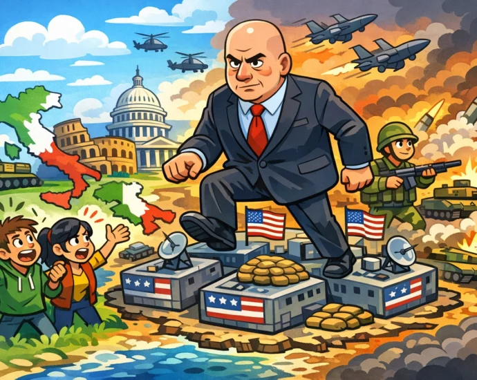 Crosetto sulle basi Usa, il M5S lo incalza: “Non siamo in guerra” ma l’Italia è già in prima linea