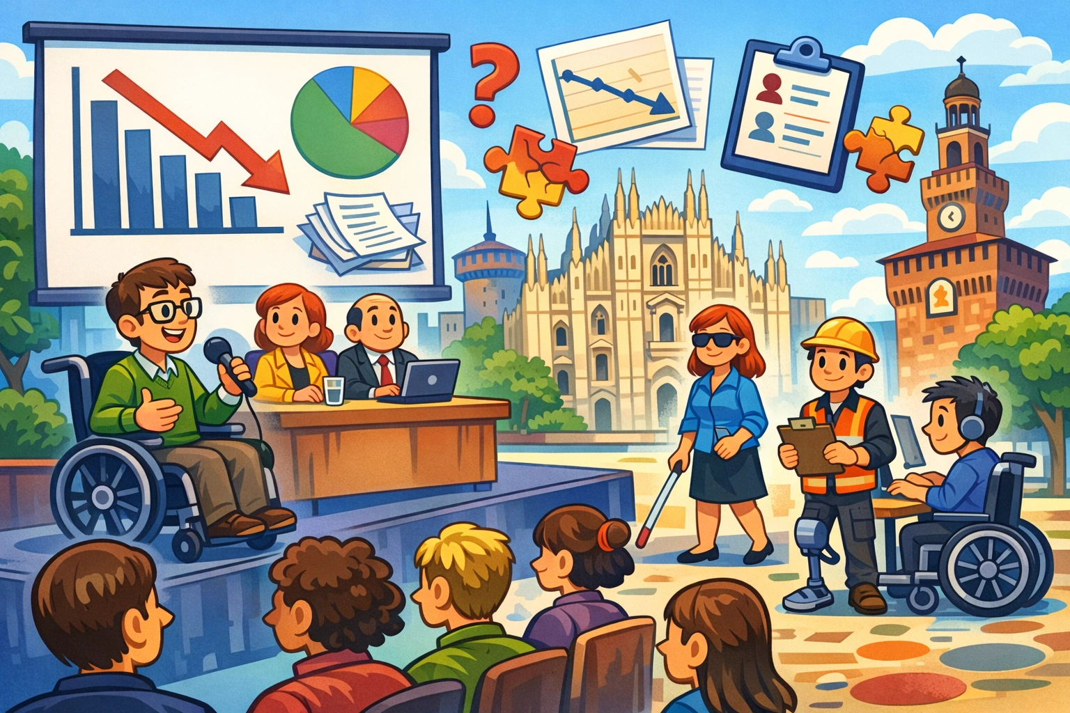 Disabilità e lavoro: a Milano un convegno, dati ancora fragili