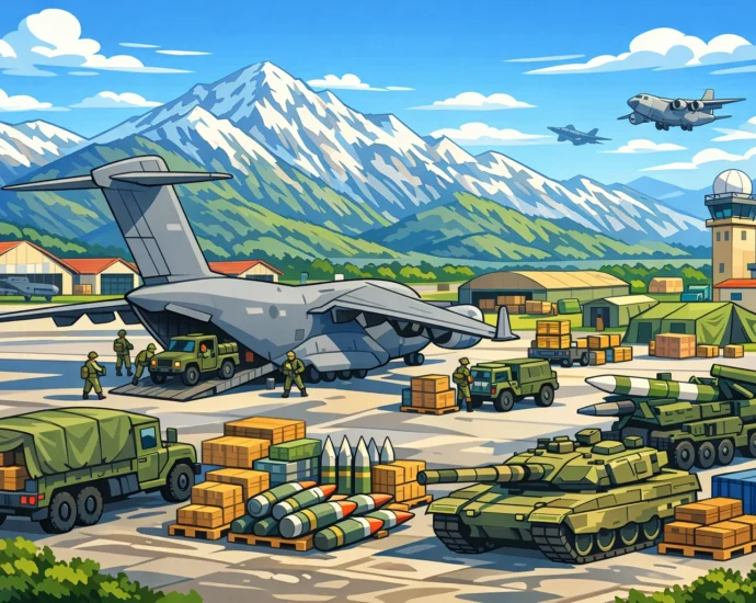 Iran, Aviano snodo logistico verso Fairford per armi, veicoli e munizioni