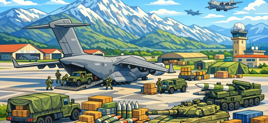 Iran, Aviano snodo logistico verso Fairford per armi, veicoli e munizioni