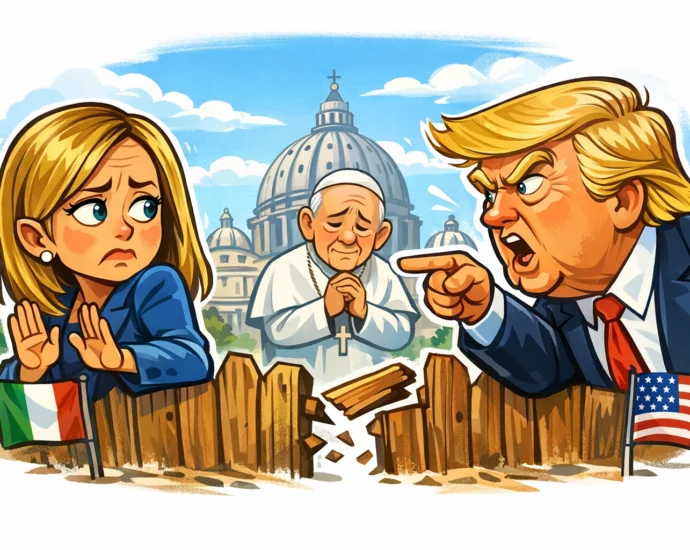 Meloni prende le distanze da Trump sul Papa (in ritardo)