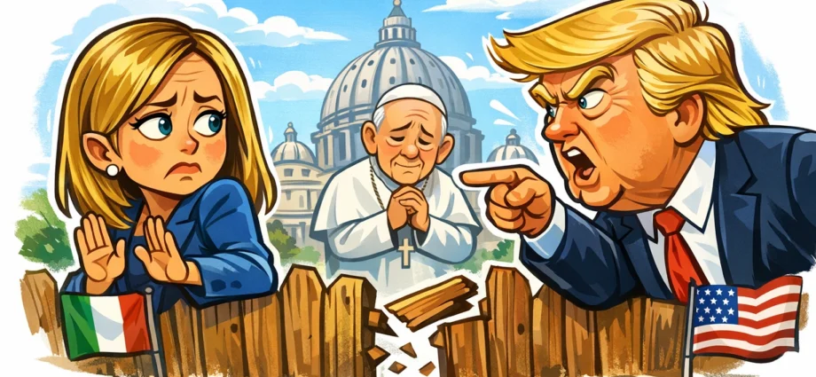 Meloni prende le distanze da Trump sul Papa (in ritardo)
