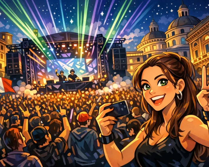 Silvia Salis al concerto techno di Genova: una piazza piena che ora parla anche alla politica nazionale